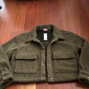 Ladies size small green jacket NWT from Francesca’s